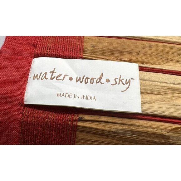 Natural Bamboo Table Runner Handmade Vintage Tea Cup Mat  Placemats Runner Tea Mat Water Wood Sky India Bamboo 68\